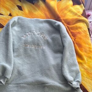 Max Mara Gray Fleece Sweatshirt